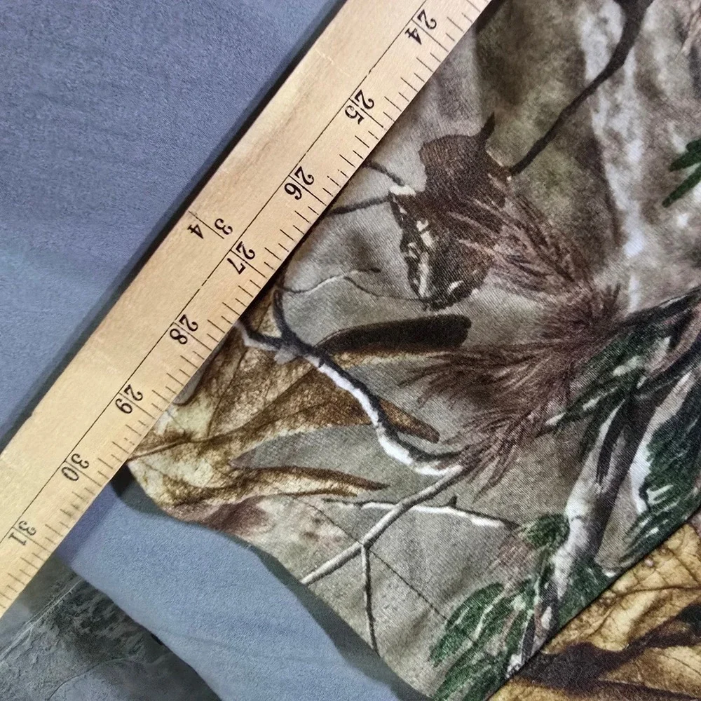 Onyx Outdoor Cargo Pants Mens Large Camo Realtree AP Mesh Lined Zipper Leg